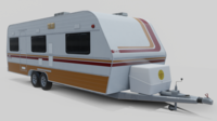Caravan (trailer) 3D Model