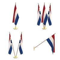 Holland Flag Pack 3D Model
