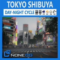 Tokyo Shibuya 3D Model