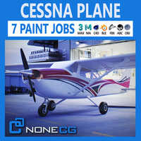 Cessna Plane 3D Model