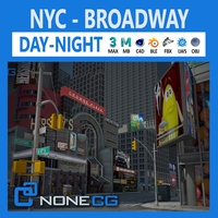 NYC Broadway 3D Model