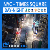 NYC Times Square 3D Model