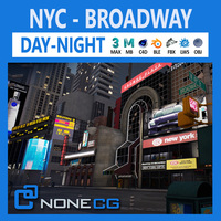 NYC Broadway 3D Model