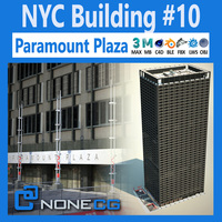 NYC Building Paramount Plaza 3D Model