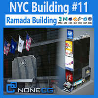 NYC Building Ramada Renaissance 3D Model