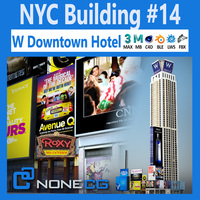 NYC Building W & Edison Hotel 3D Model