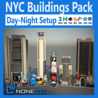 NYC Buildings Pack 3D Model